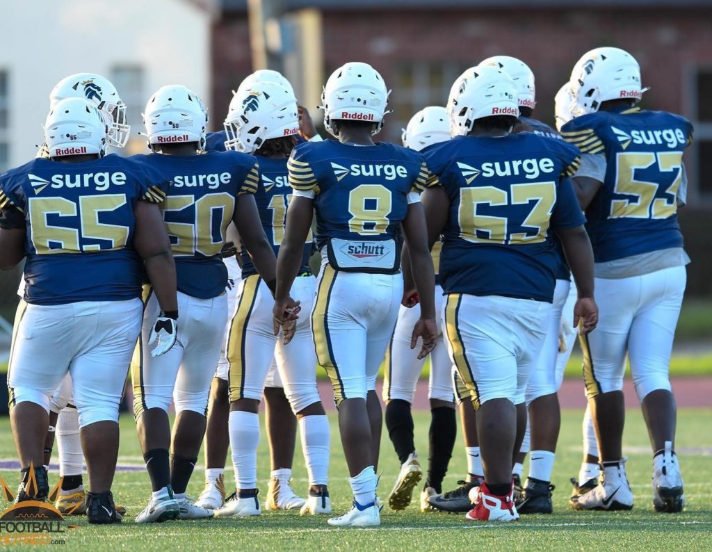 Away Football Game McCarthy High School Surge Academy